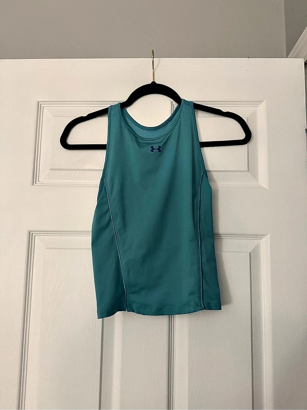 Under Armour HeatGear Mesh Racerback Training Tank Top Blue